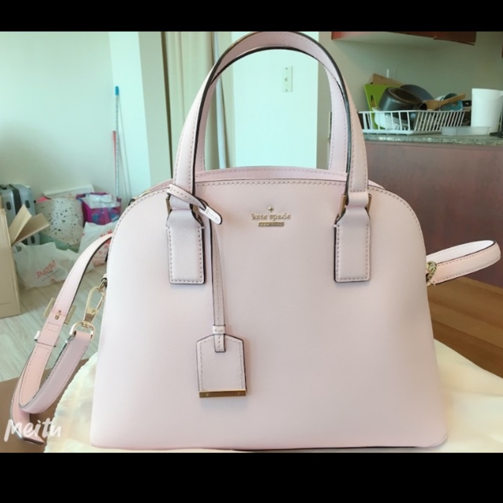Kate Spade Pink Cameron StLottie Leather C…